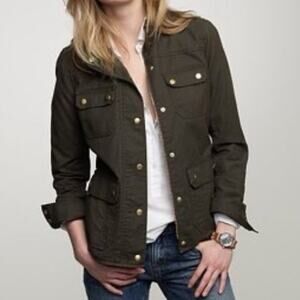J.Crew Relaxed Wax Boyfriend Field Jacket Women’s Size M